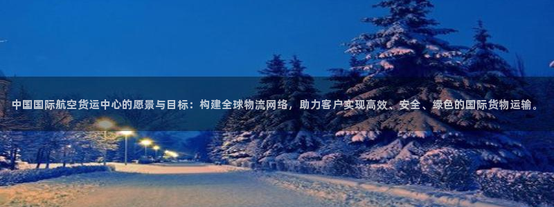 k豆钱包官网入口：中国国际航空货运中心的愿景与目标：构建