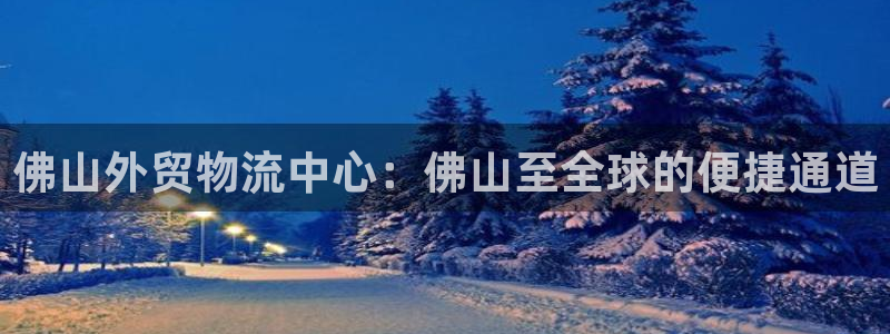 k豆钱包怎么提现到微信：佛山外贸物流中心：佛山至全球的便